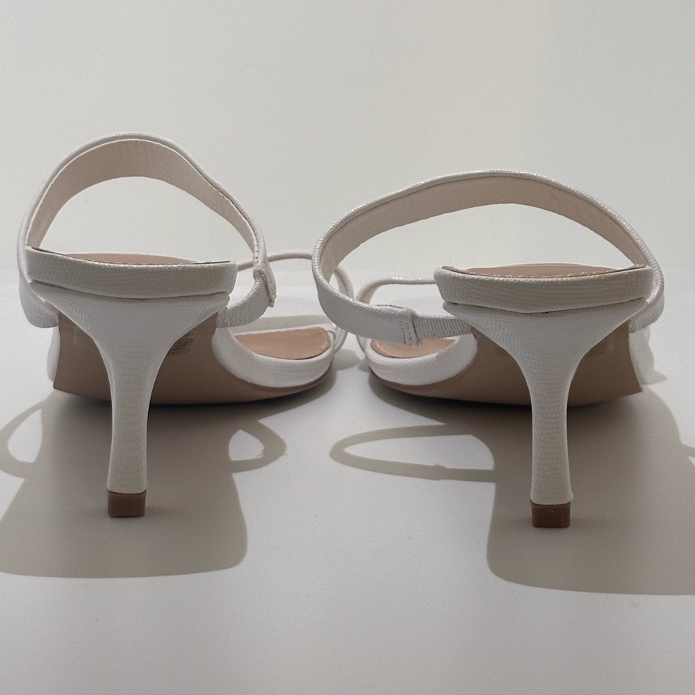 Brand new white, strappy, ladies 2inch heels. - Picture 3 of 4
